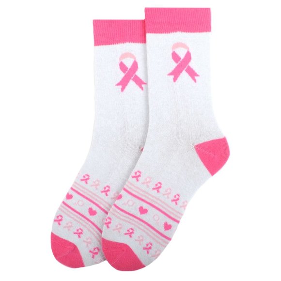 Women's Breast Cancer Awareness Novelty Socks - Picture 2 of 5